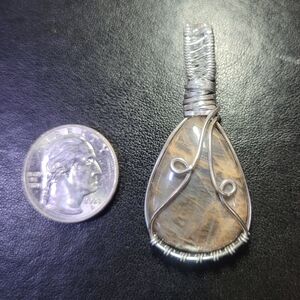 Black Moonstone Pendant